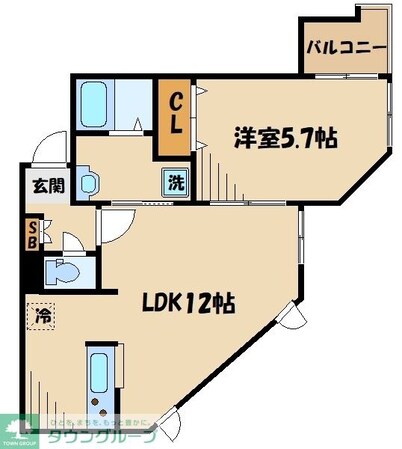 ナチュラルハウス落合の物件間取画像